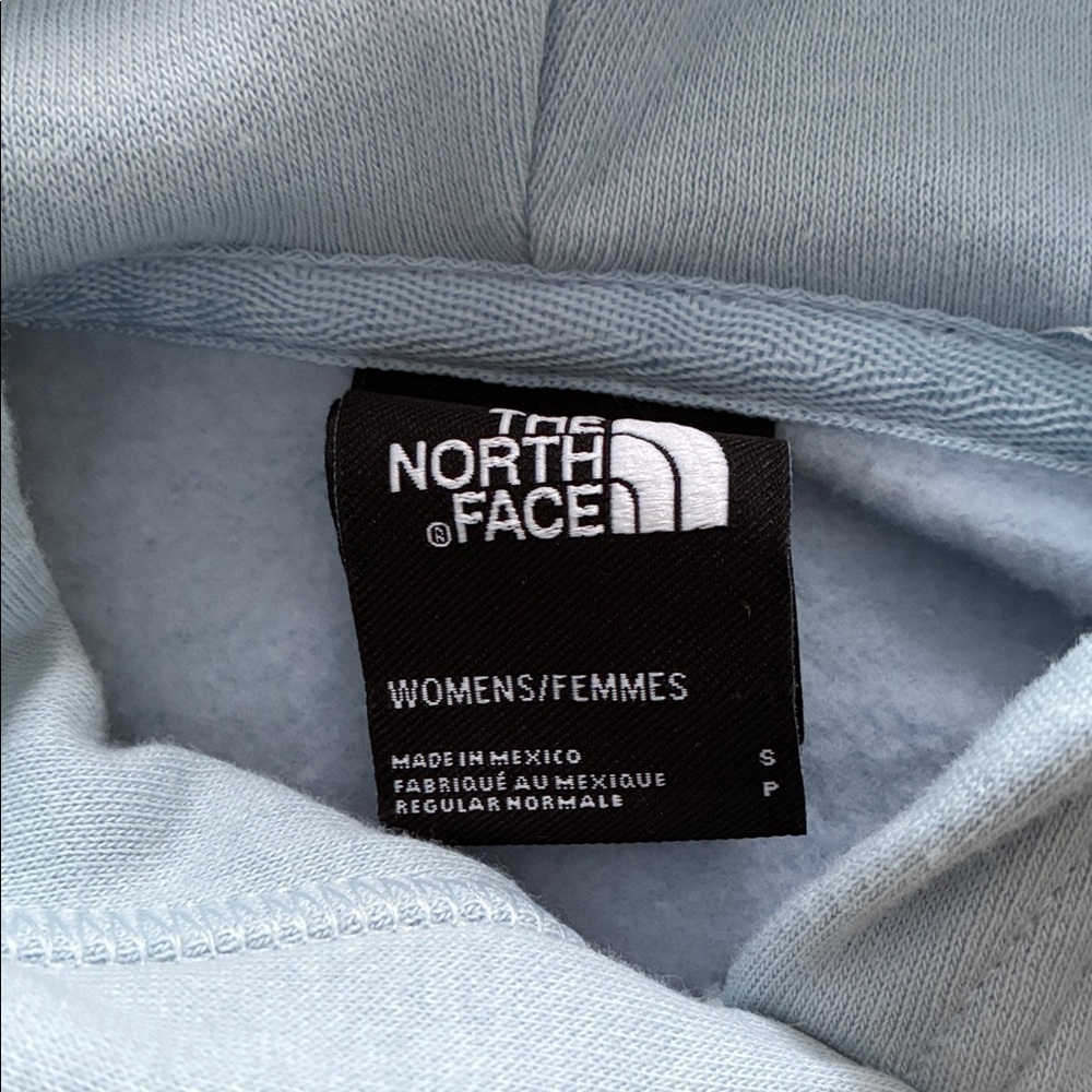The North Face Light Blue Hoodie - Picture 3 of 3